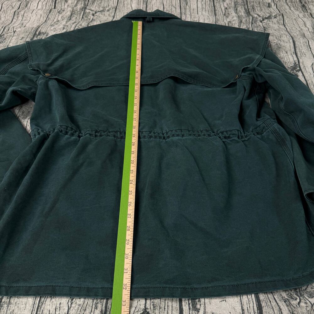 Vintage Carhartt Field Hunting Jacket Green USA Made Mens XL Bush Cape CW043 - Picture 13 of 13